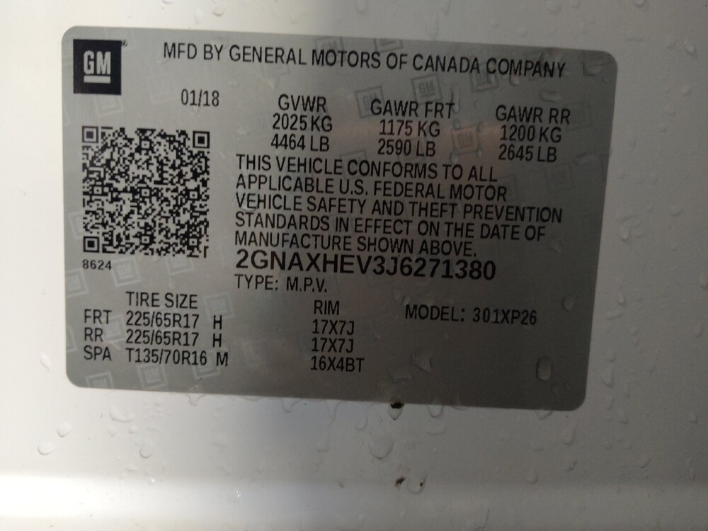 2018 Chevrolet Equinox in Charlotte, NC 28213 - 18107531 33