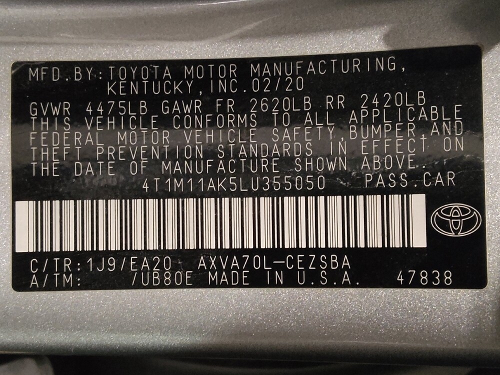 2020 Toyota Camry in Orlando, FL 32808 - 18107550 33