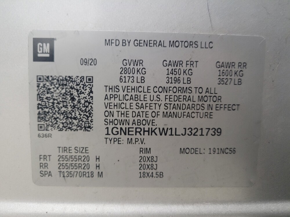 2020 Chevrolet Traverse in Taylor, MI 48180 - 18107581 33