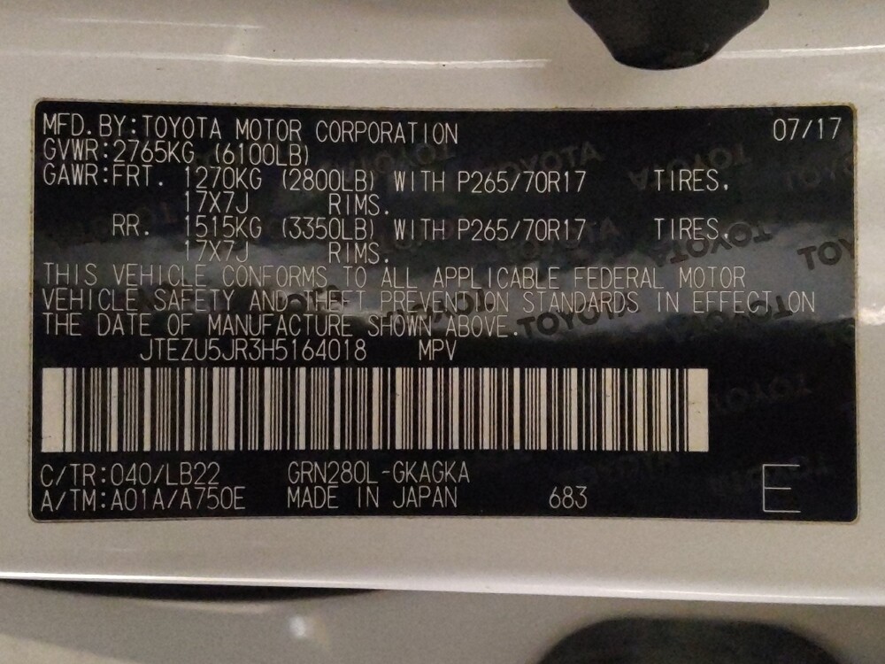 2017 Toyota 4Runner in Hialeah, FL 33014 - 18107586 33