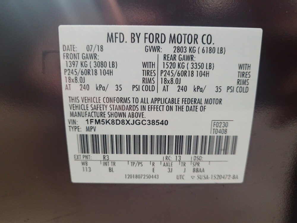2018 Ford Explorer in Taylor, MI 48180 - 18107601 33