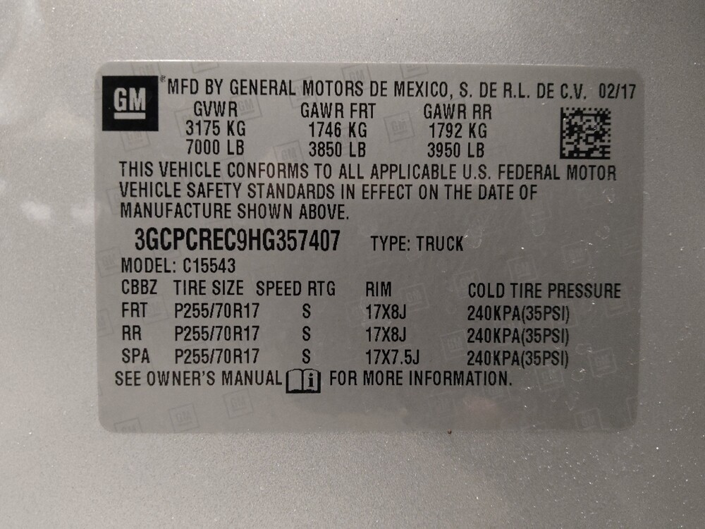 2017 Chevrolet Silverado 1500 in Ocala, FL 34471 - 18107663 33