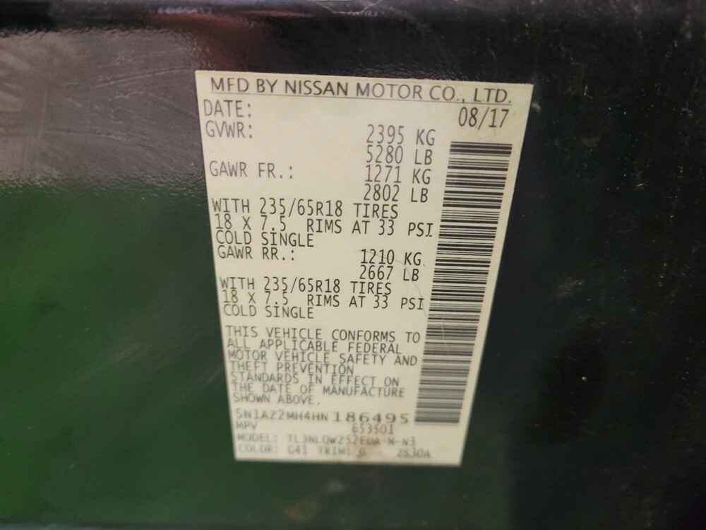 2017 Nissan Murano in Toledo, OH 43617 - 18107680 33