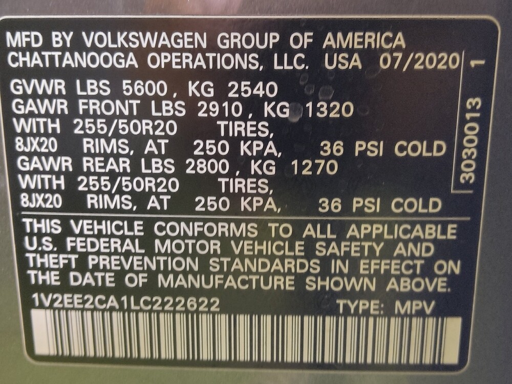 2020 Volkswagen Atlas in Live Oak, TX 78233 - 18107706 33