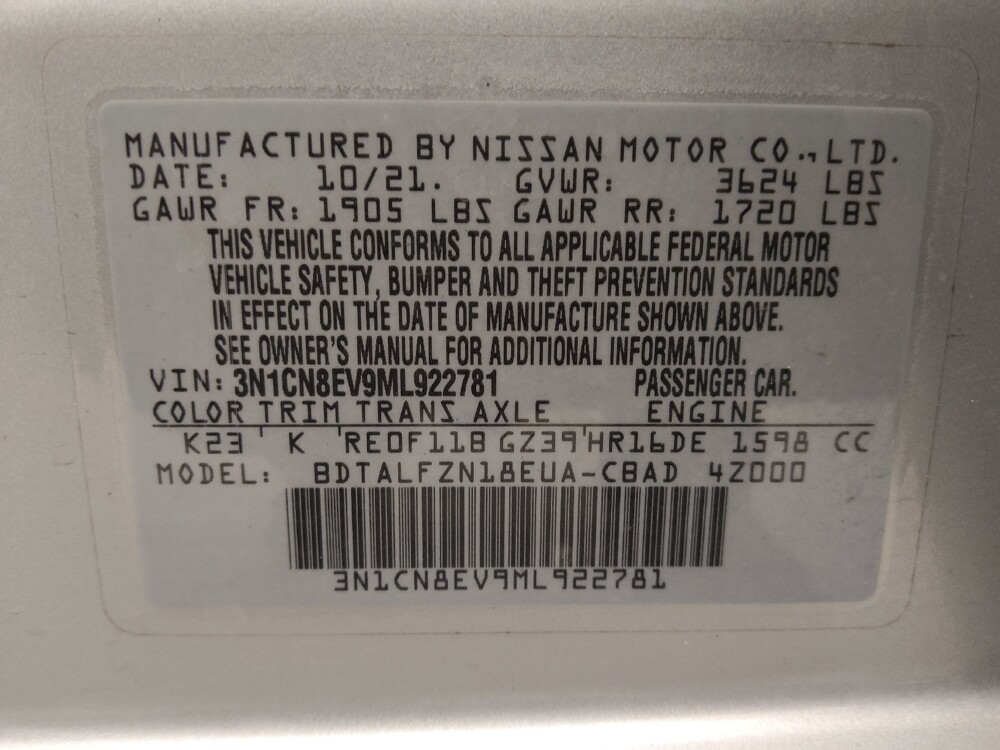2021 Nissan Versa in Denver, CO 80012 - 18107730 33