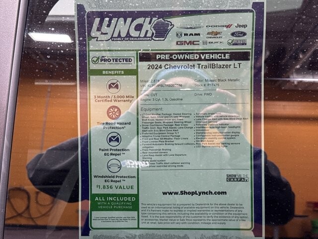 2024 Chevrolet TrailBlazer in Burlington, WI 53105 - 18107785 36