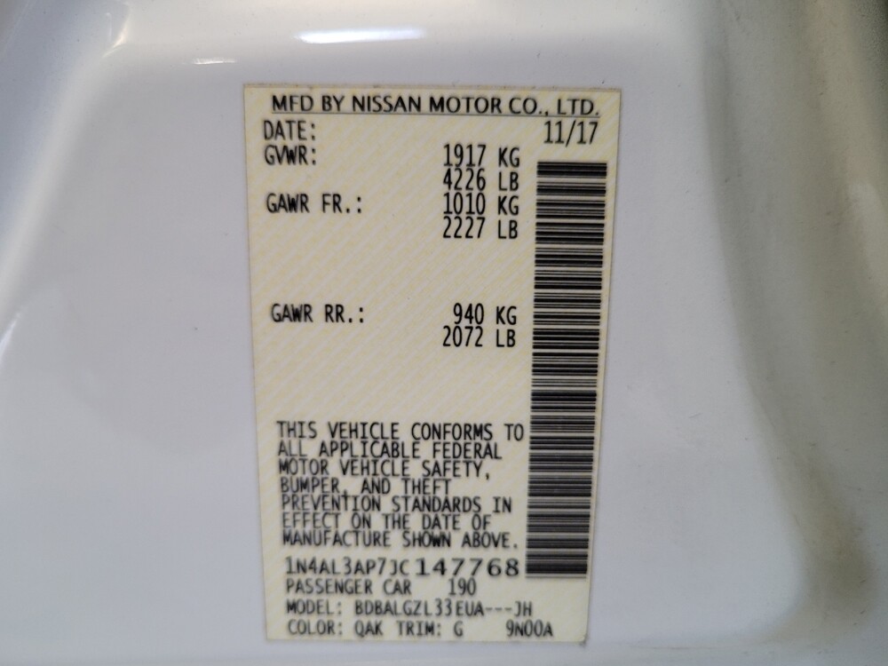 2018 Nissan Altima in Bakersfield, CA 93309 - 18107823 33