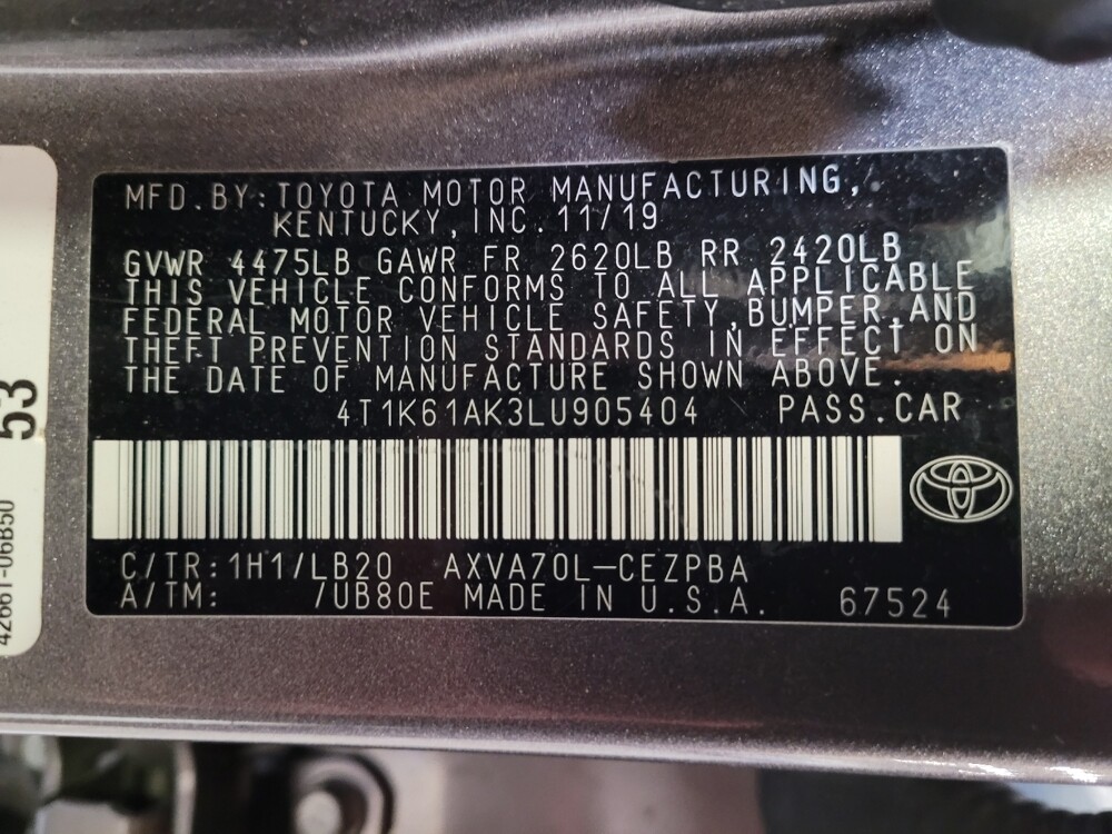 2020 Toyota Camry in Montclair, CA 91763 - 18107824 33