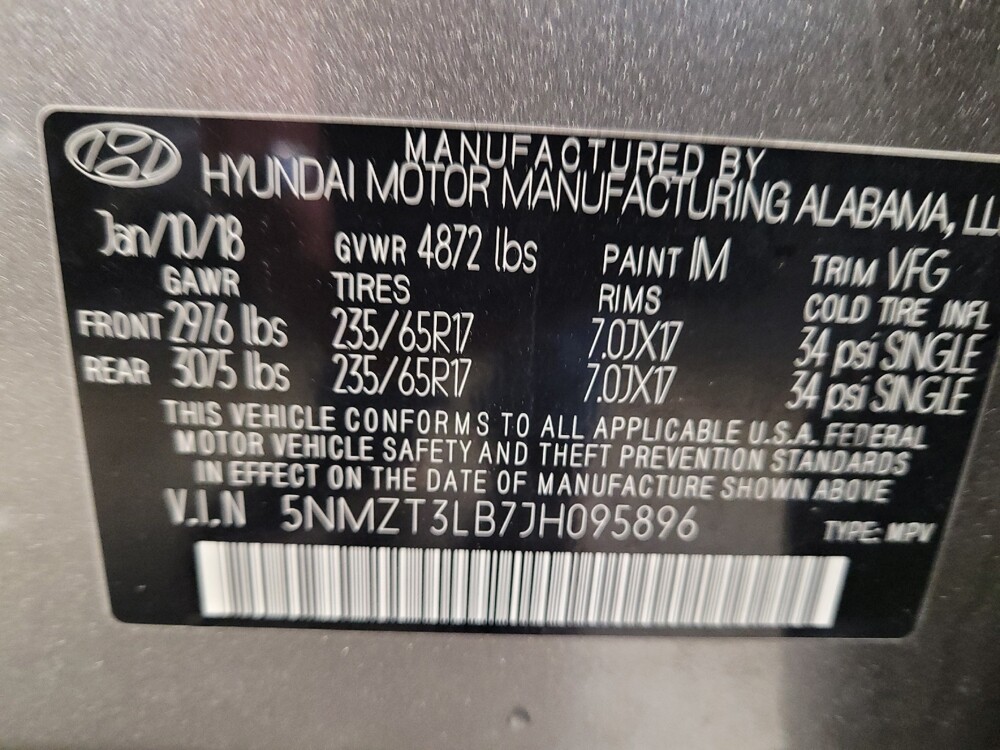 2018 Hyundai Santa Fe in Torrance, CA 90504 - 18107827 33