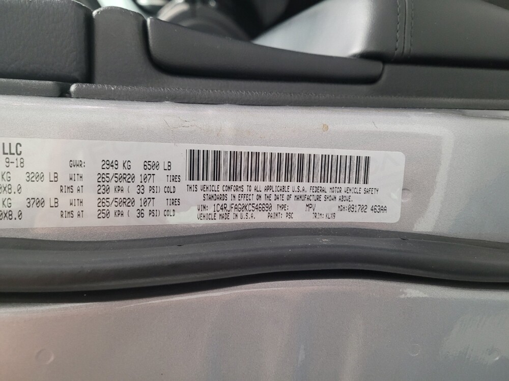 2019 Jeep Grand Cherokee in Montclair, CA 91763 - 18107830 33