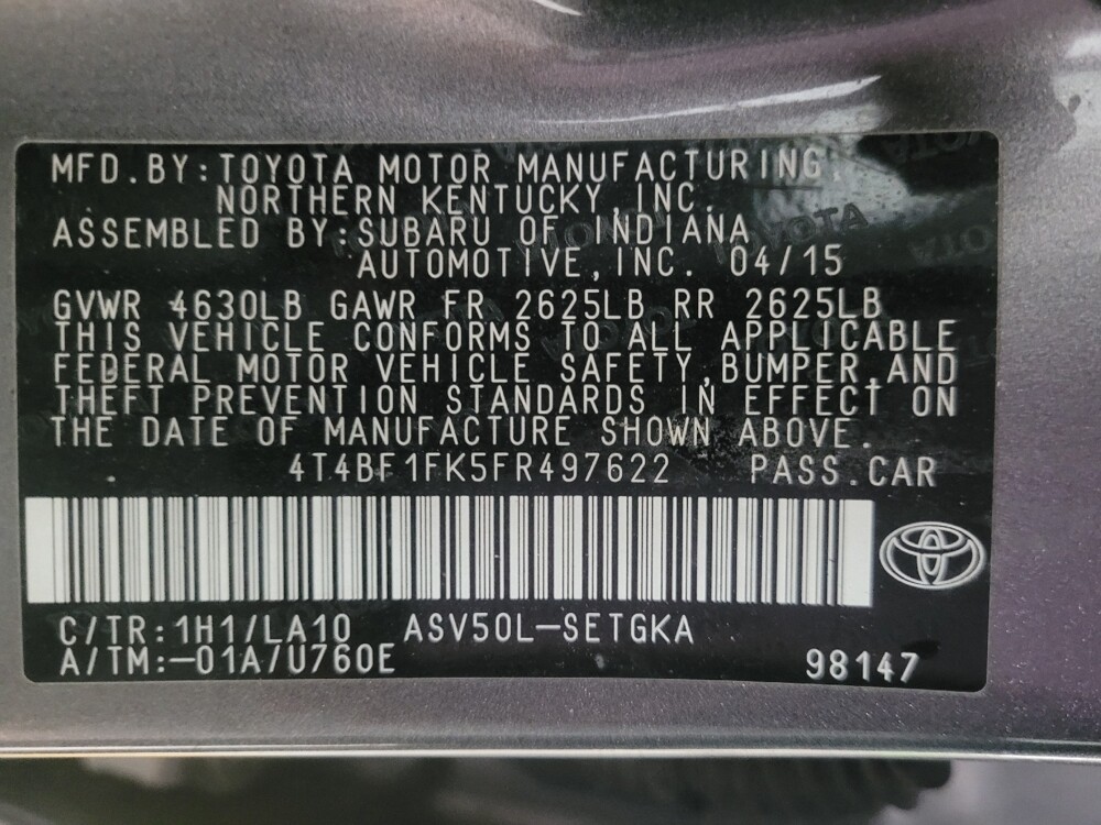 2015 Toyota Camry in Knoxville, TN 37923 - 18107838 33