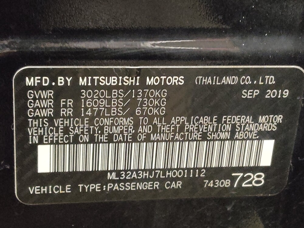 2020 Mitsubishi Mirage in Arlington, TX 76011 - 18107872 33