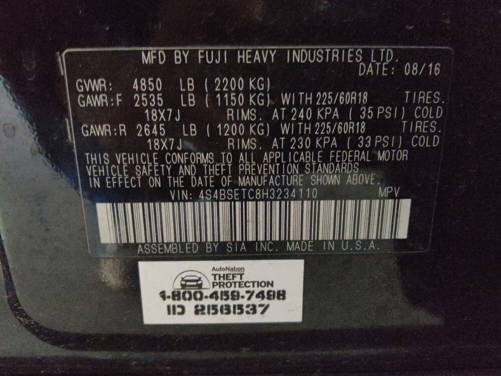 2017 Subaru Outback in Chandler, AZ 85225 - 18107888 33