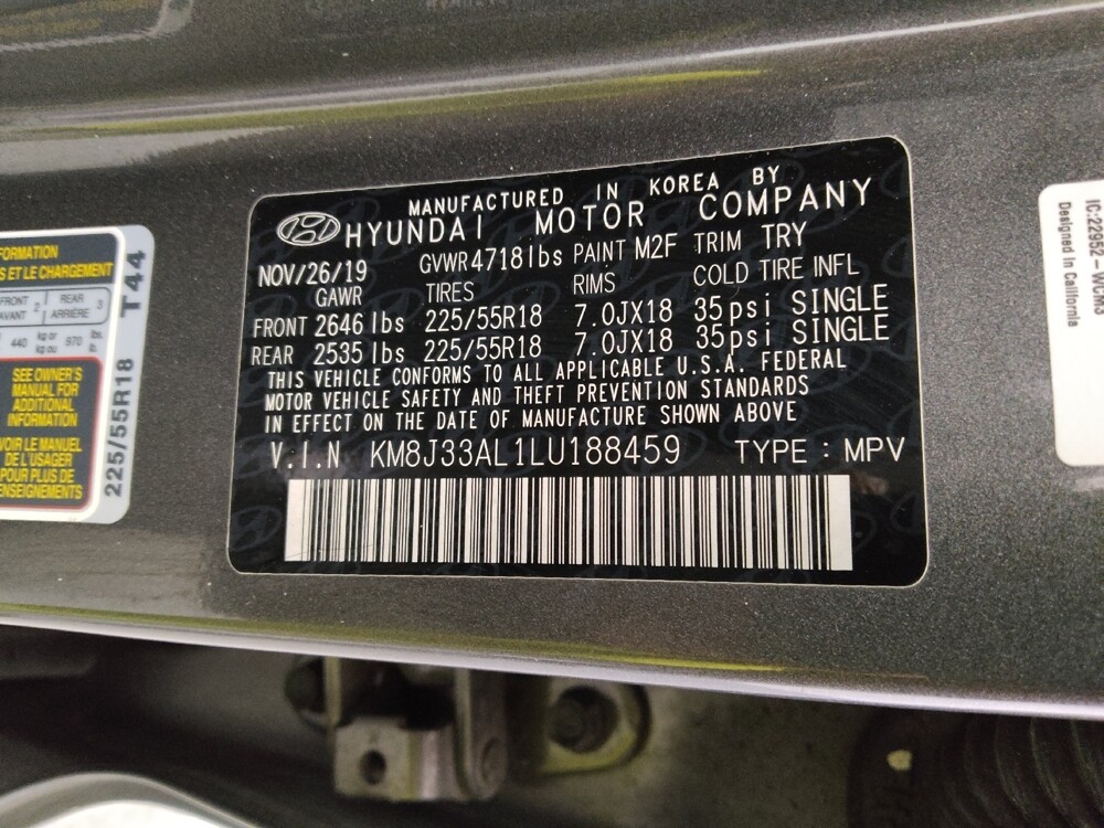 2020 Hyundai Tucson in Kissimmee, FL 34744 - 18107891 33