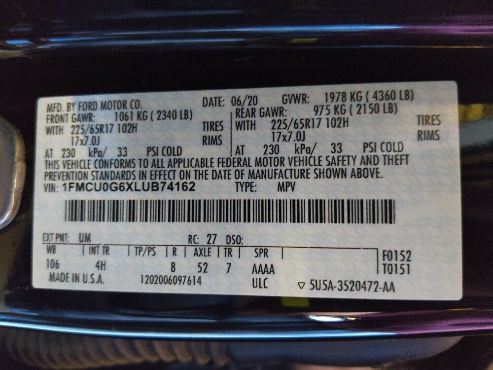 2020 Ford Escape in Fort Myers, FL 33907 - 18107901 33