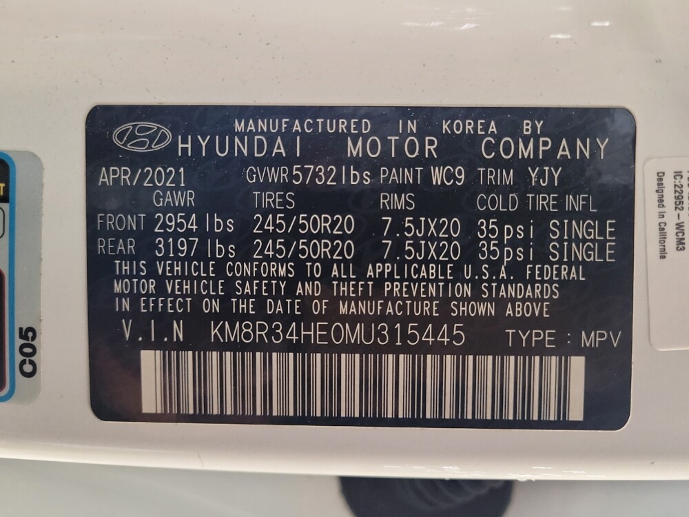 2021 Hyundai Palisade in Tampa, FL 33612 - 18107906 33