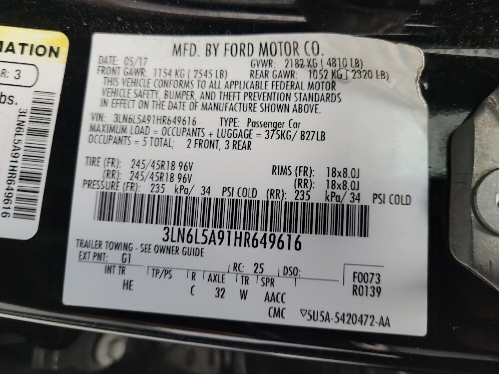 2017 Lincoln MKZ in Las Vegas, NV 89104 - 18107908 33