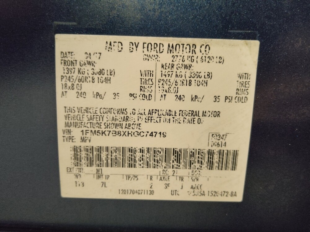 2017 Ford Explorer in Lauderdale Lakes, FL 33313 - 18107917 33