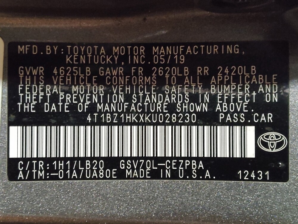 2019 Toyota Camry in Kissimmee, FL 34744 - 18107919 33