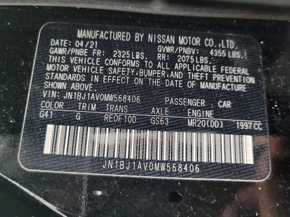 2021 Nissan Rogue Sport in Lauderdale Lakes, FL 33313 - 18107923 33