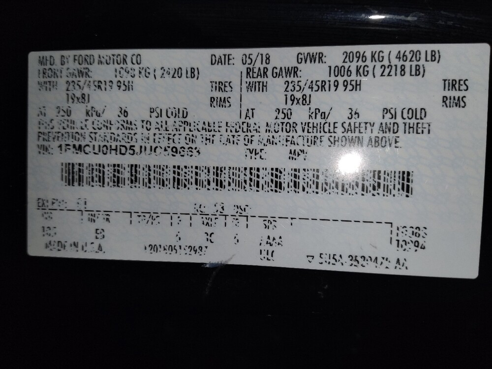 2018 Ford Escape in Jacksonville, FL 32210 - 18107931 33