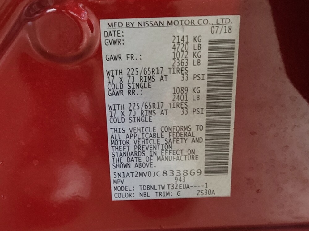 2018 Nissan Rogue in Salem, VA 24153 - 18107937 33