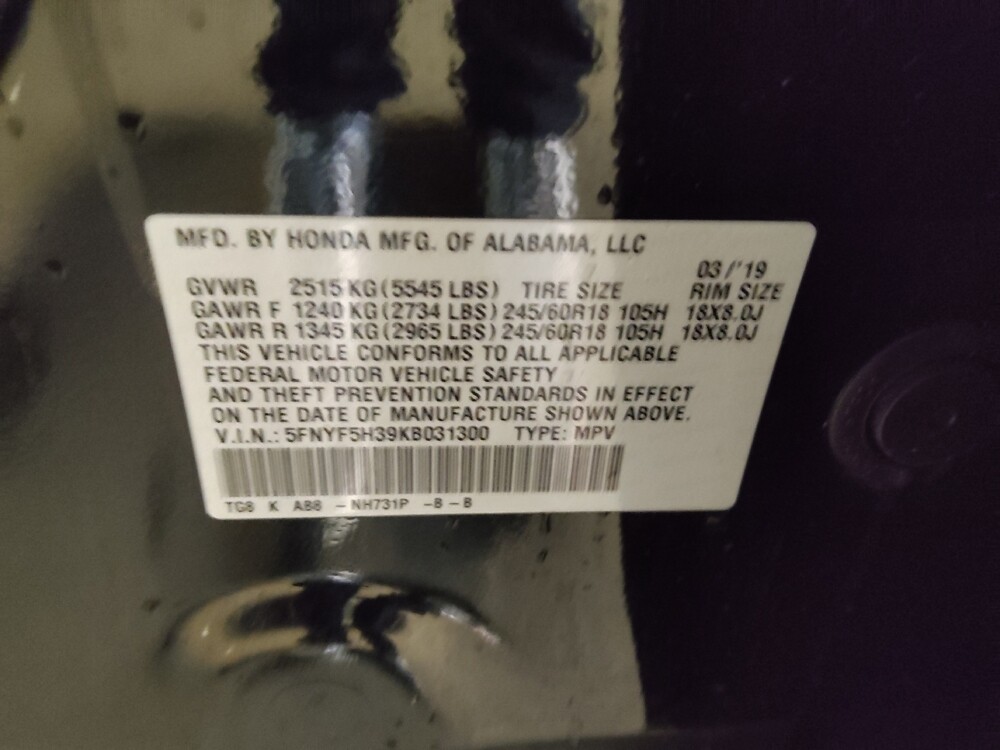 2019 Honda Pilot in Greensboro, NC 27407 - 18107959 33