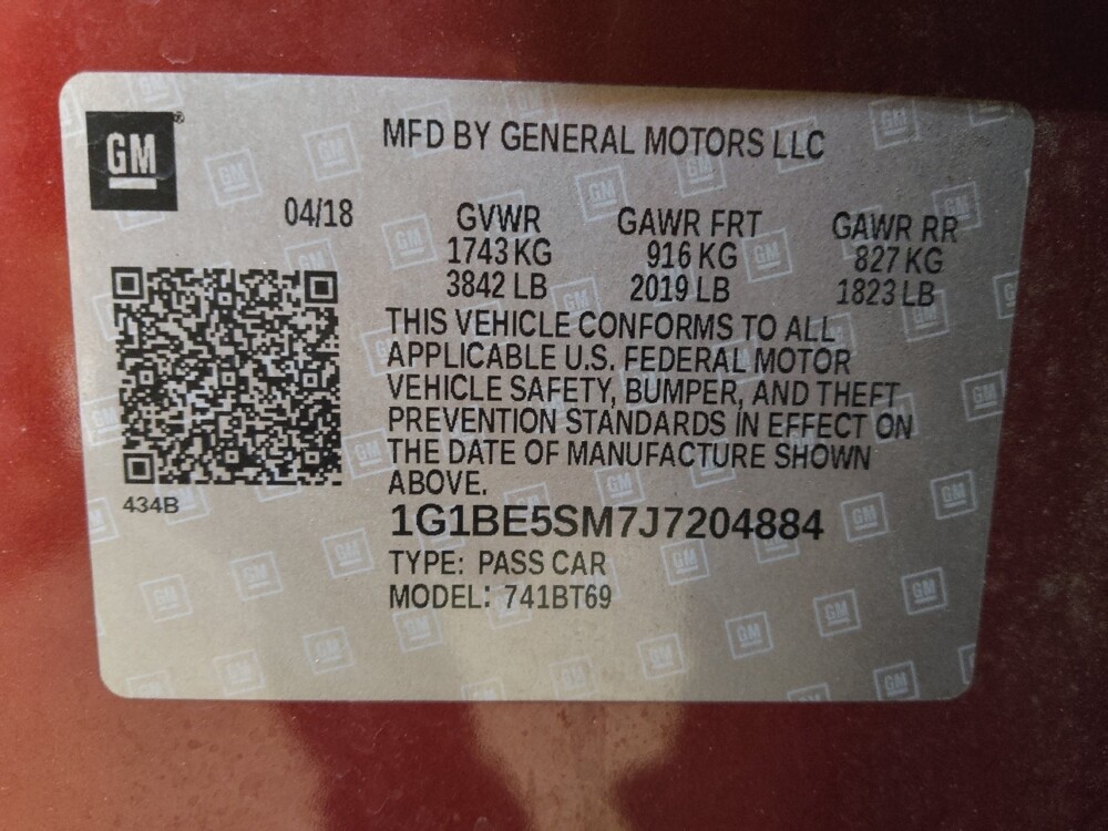 2018 Chevrolet Cruze in Charlotte, NC 28273 - 18107969 33