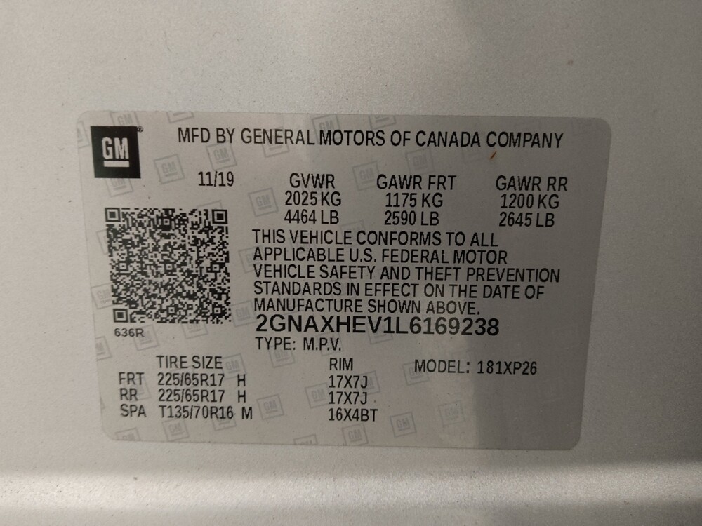 2020 Chevrolet Equinox in Denver, CO 80012 - 18107972 33