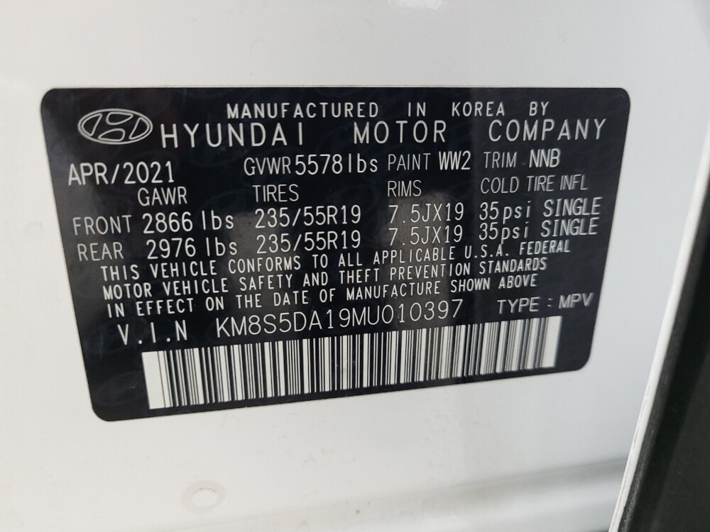 2021 Hyundai Santa Fe in Antioch, TN 37013 - 18107989 33