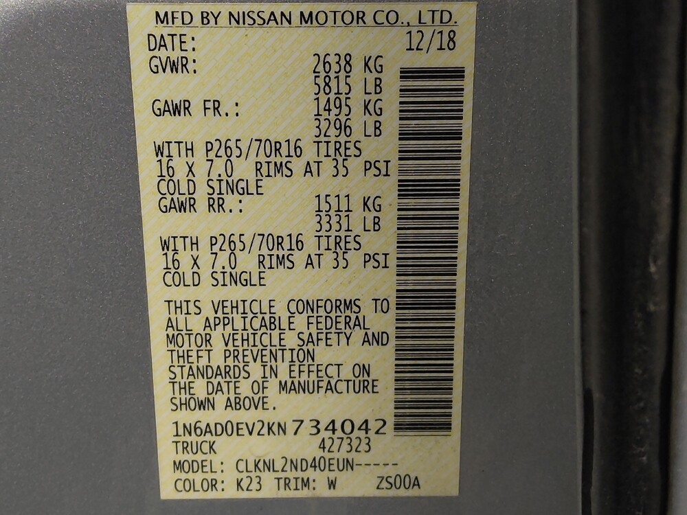 2019 Nissan Frontier in Round Rock, TX 78664 - 18108008 33