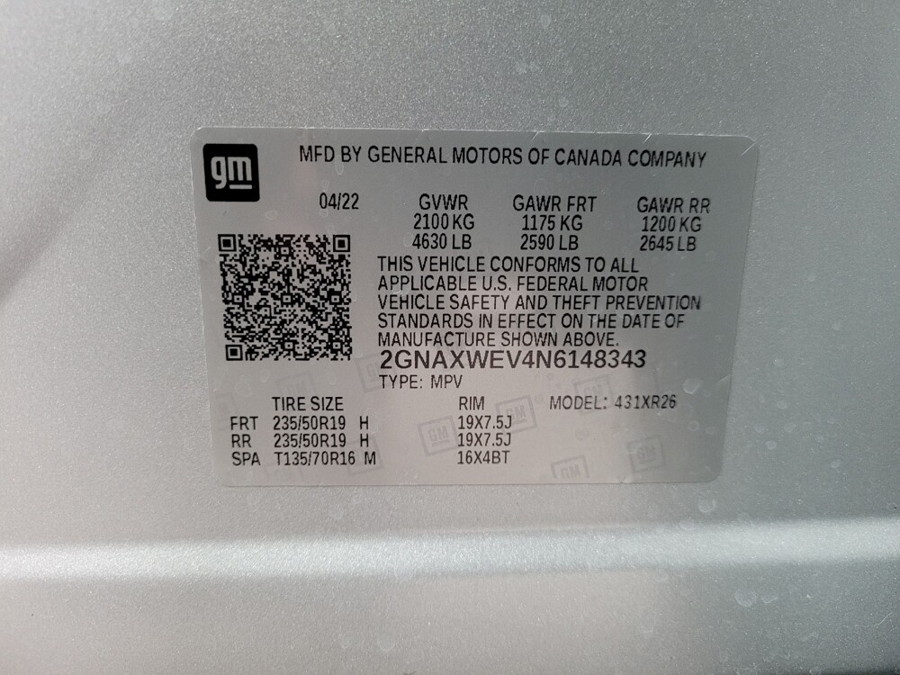 2022 Chevrolet Equinox in Pittsburgh, PA 15236 - 18108033 33