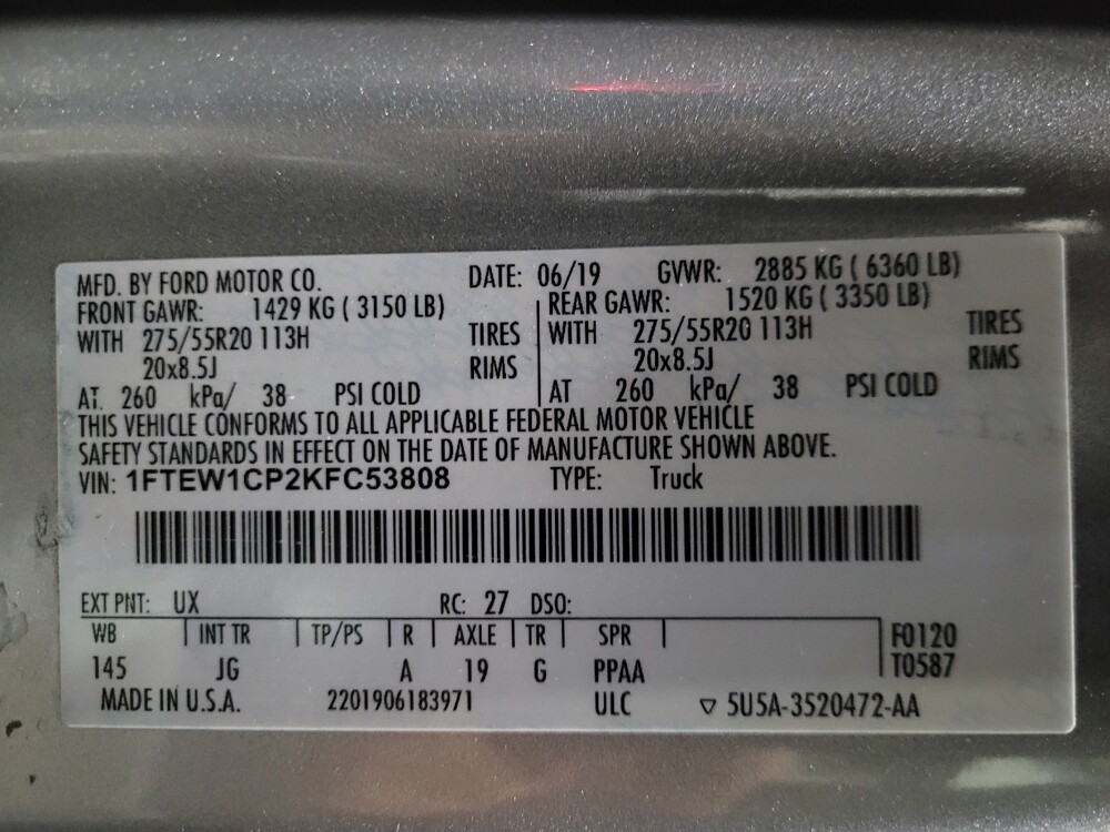 2019 Ford F150 in Owings Mills, MD 21117 - 18108036 33