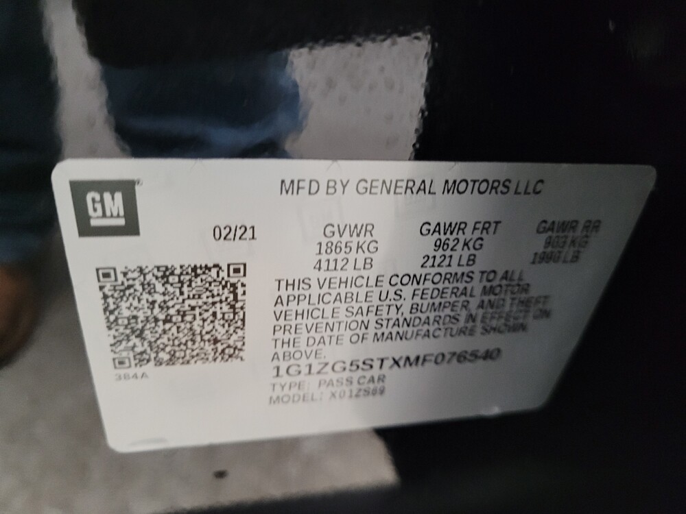 2021 Chevrolet Malibu in Taylor, MI 48180 - 18108064 33