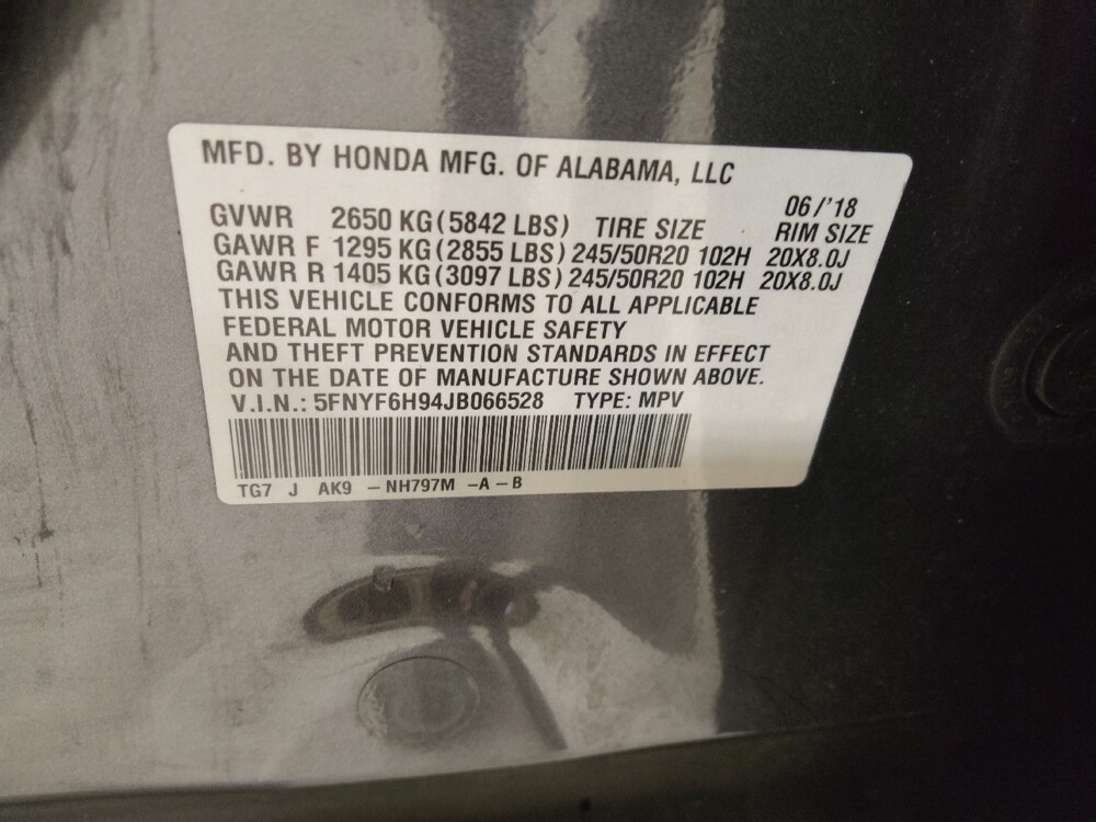 2018 Honda Pilot in Morrow, GA 30260 - 18108067 33