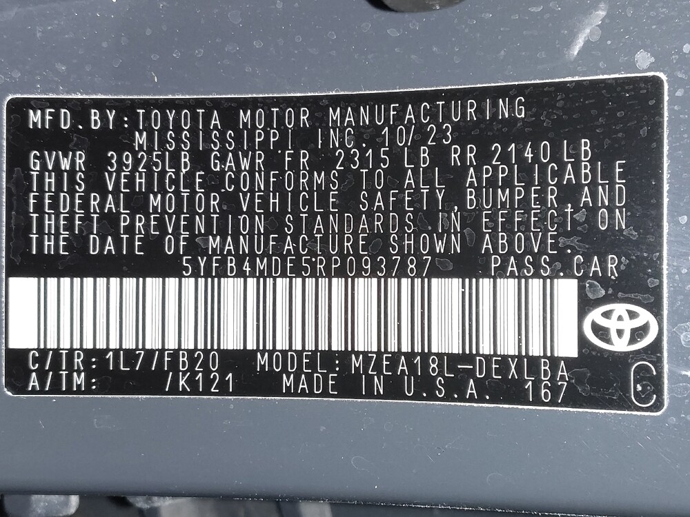 2024 Toyota Corolla in Jacksonville, FL 32210 - 18108098 33