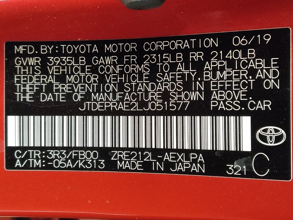 2020 Toyota Corolla in Kissimmee, FL 34744 - 18108100 33