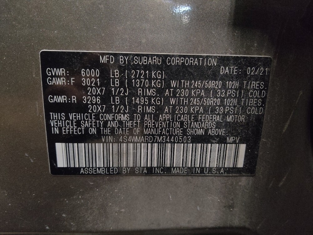 2021 Subaru Ascent in Ocala, FL 34471 - 18108105 33