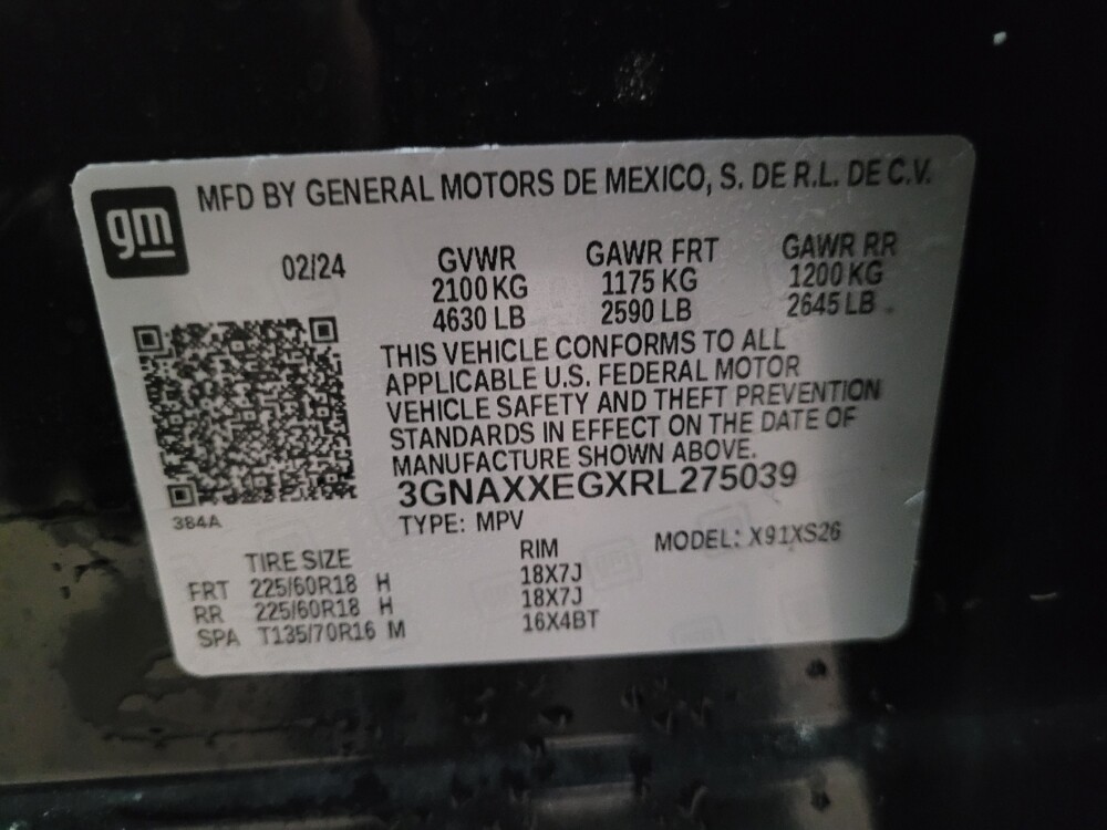 2024 Chevrolet Equinox in Williamstown, NJ 8094 - 18108116 33