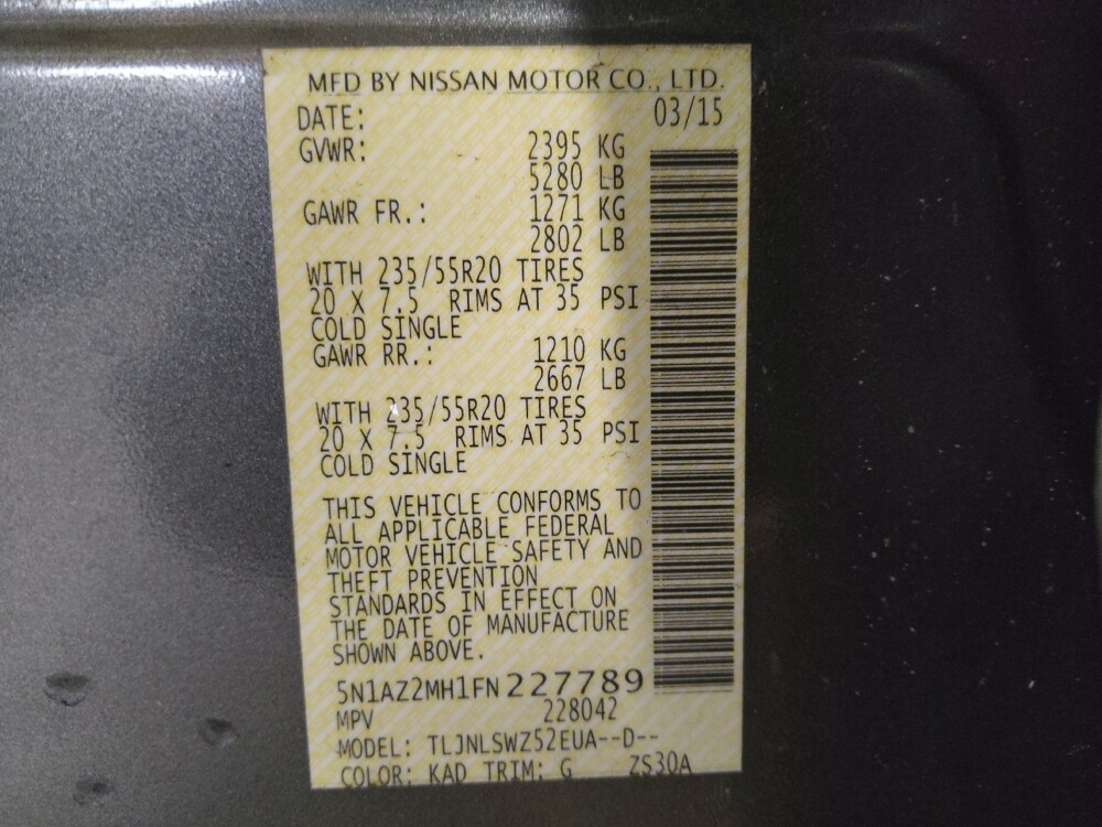 2015 Nissan Murano in Jacksonville, FL 32210 - 18108130 33