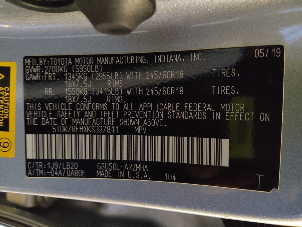 2019 Toyota Highlander in Tallahassee, FL 32304 - 18108149 33