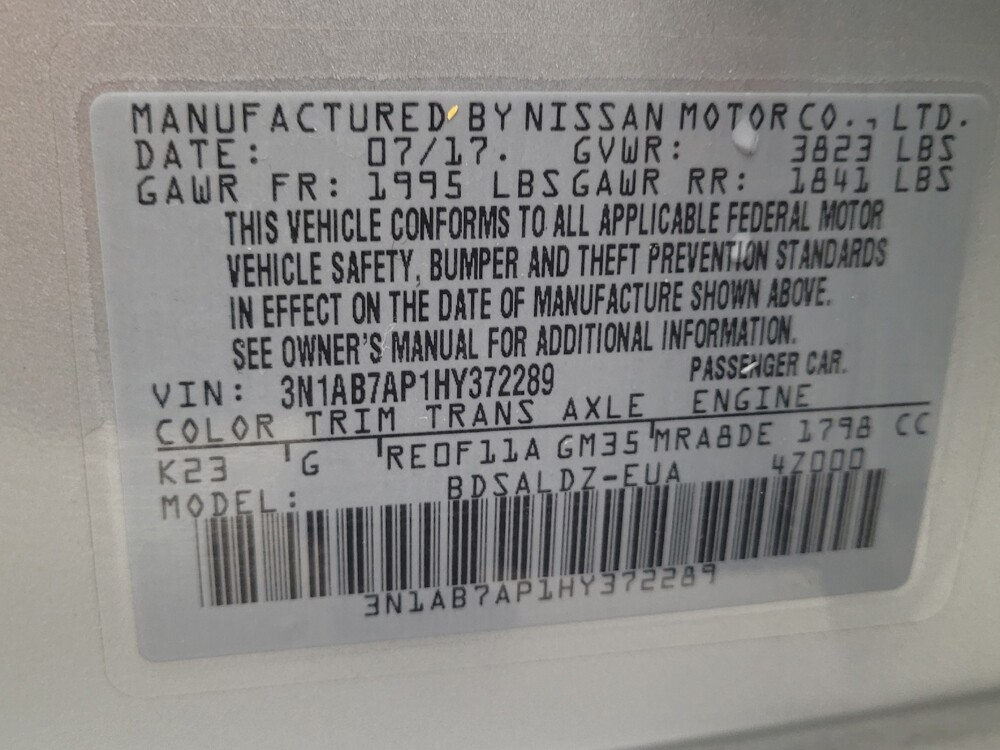 2017 Nissan Sentra in Downey, CA 90241 - 18108184 33