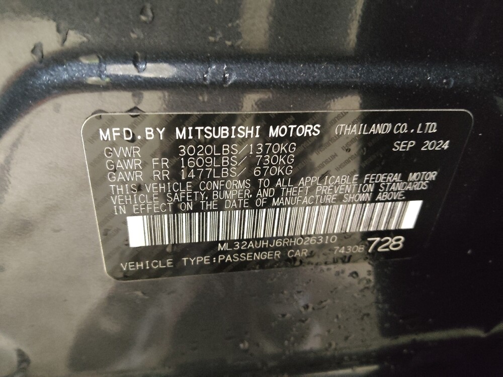 2024 Mitsubishi Mirage in Chattanooga, TN 37421 - 18108221 33