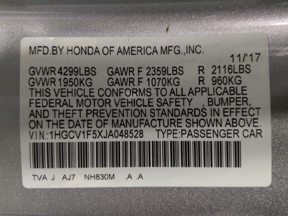 2018 Honda Accord in Glendale, AZ 85301 - 18108225 33