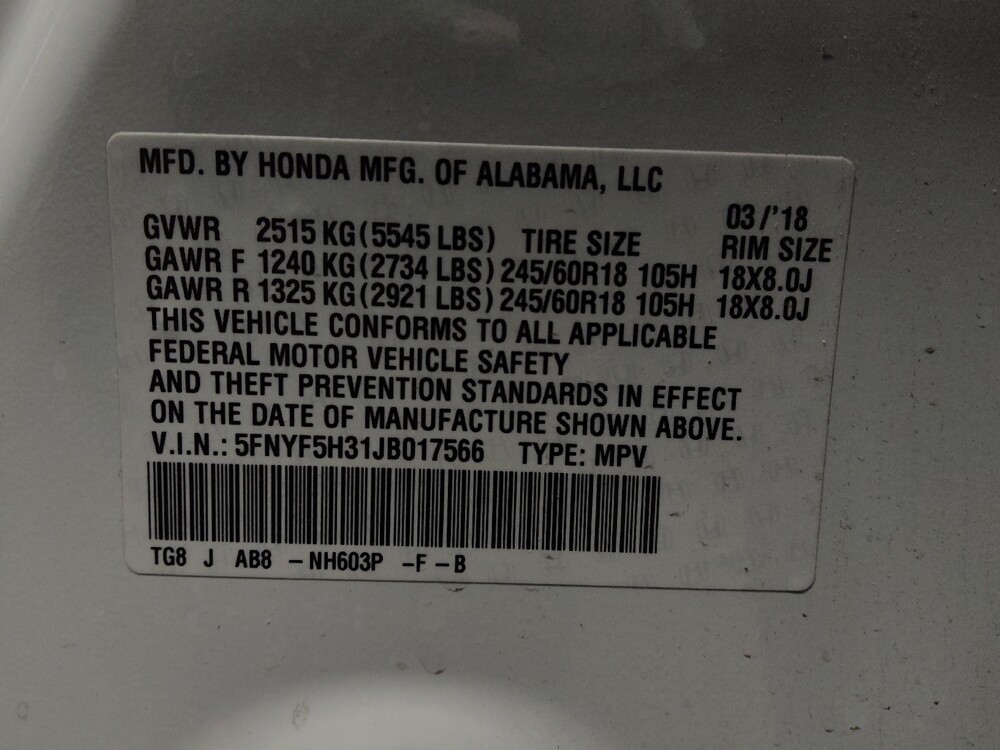 2018 Honda Pilot in Albuquerque, NM 87113 - 18108228 33