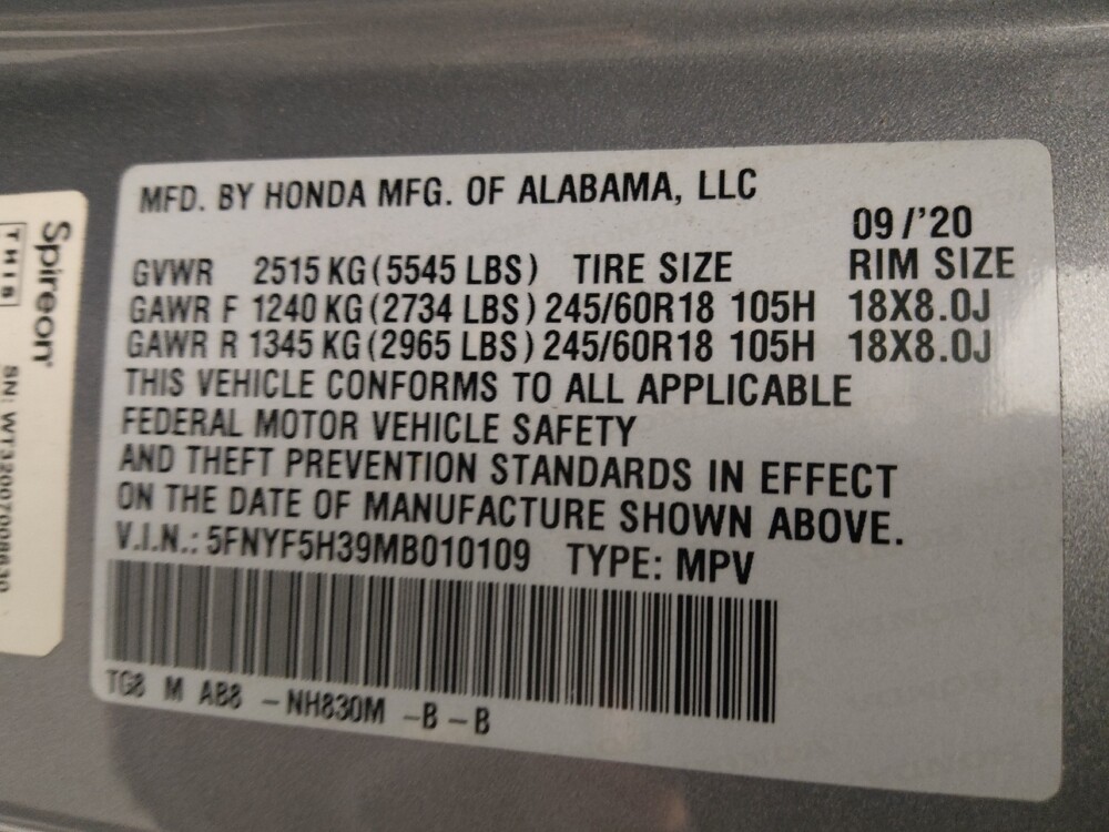 2021 Honda Pilot in Raleigh, NC 27604 - 18108238 33