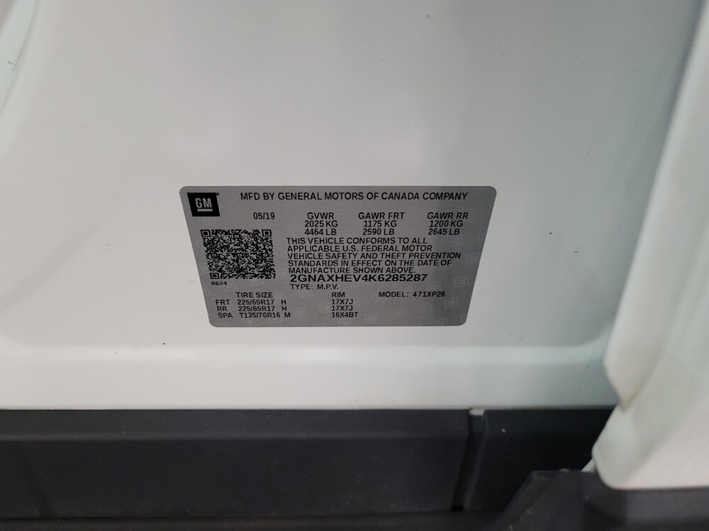 2019 Chevrolet Equinox in Langhorne, PA 19047 - 18108245 33