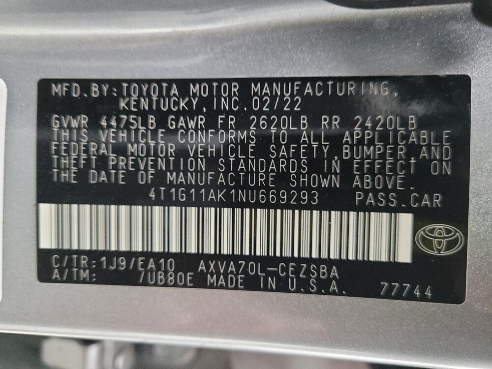 2022 Toyota Camry in Taylor, MI 48180 - 18108260 33