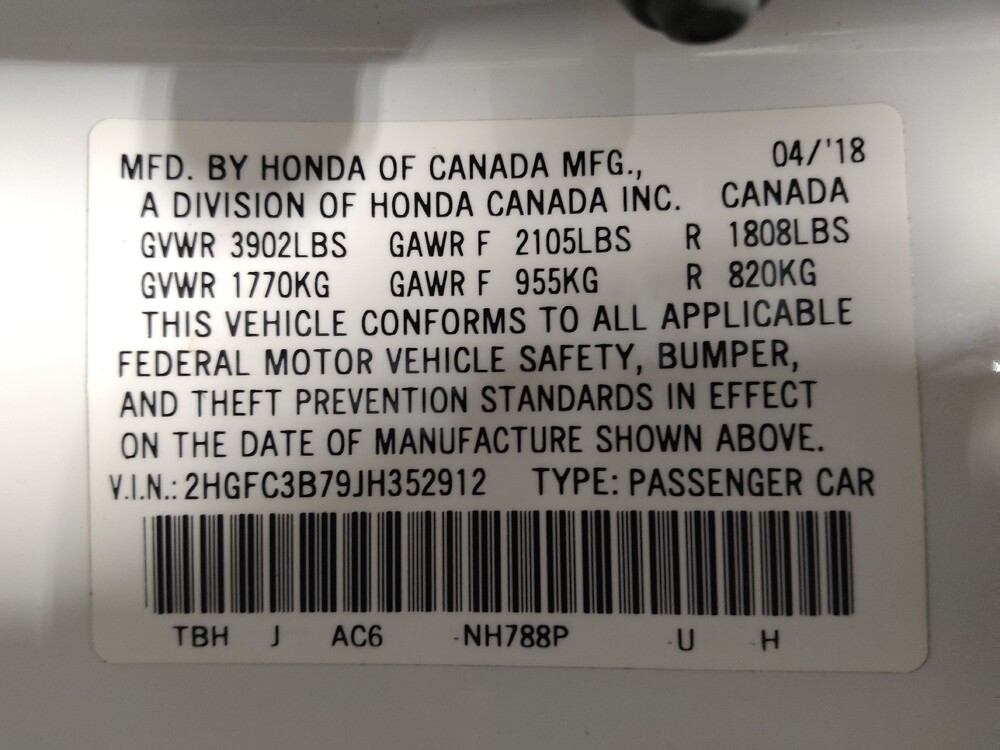 2018 Honda Civic in Kissimmee, FL 34744 - 18108288 33
