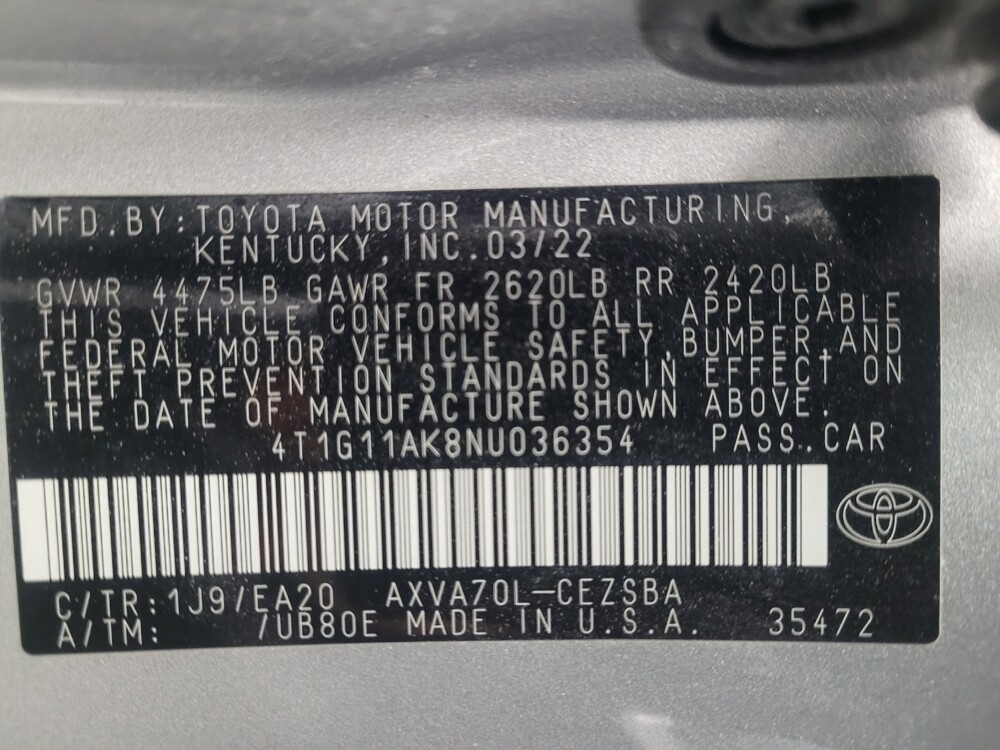 2022 Toyota Camry in Antioch, TN 37013 - 18108307 33